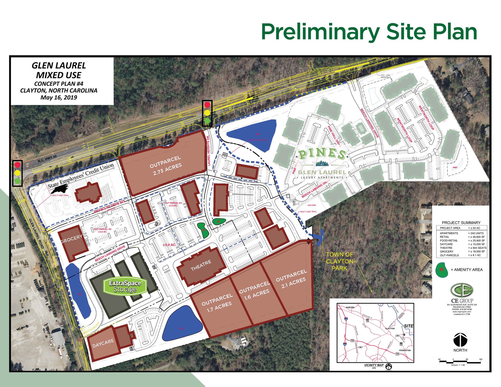 1430 NC Highway 42 W, Clayton, NC for sale Site Plan- Image 1 of 1