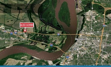 0 0 Mound City rd, West Memphis, AR - AERIAL map view