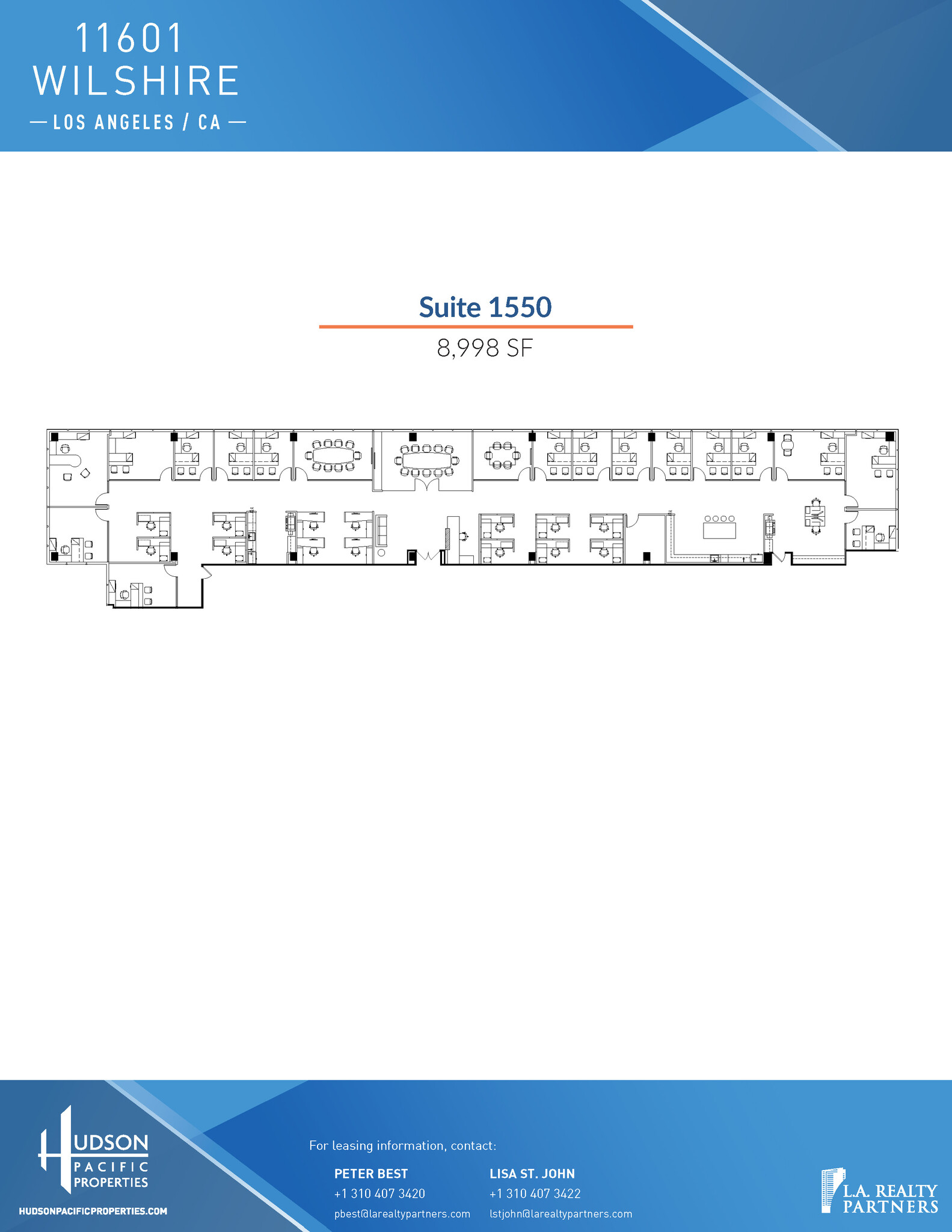 11601 Wilshire Blvd, Los Angeles, CA for lease Floor Plan- Image 1 of 2