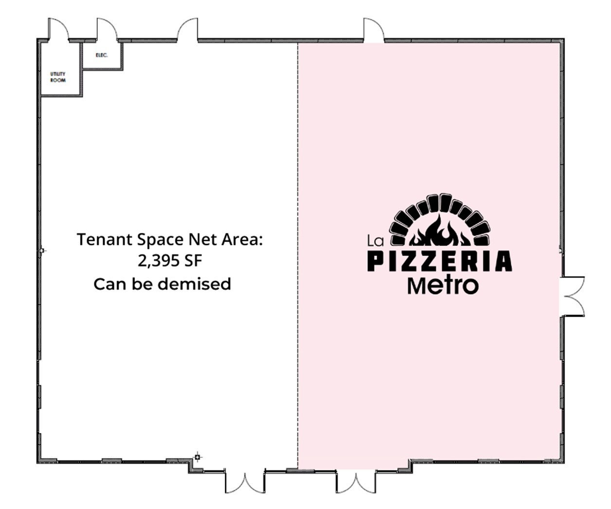 801 Mapleton Ave, Middletown, DE for lease Floor Plan- Image 1 of 2