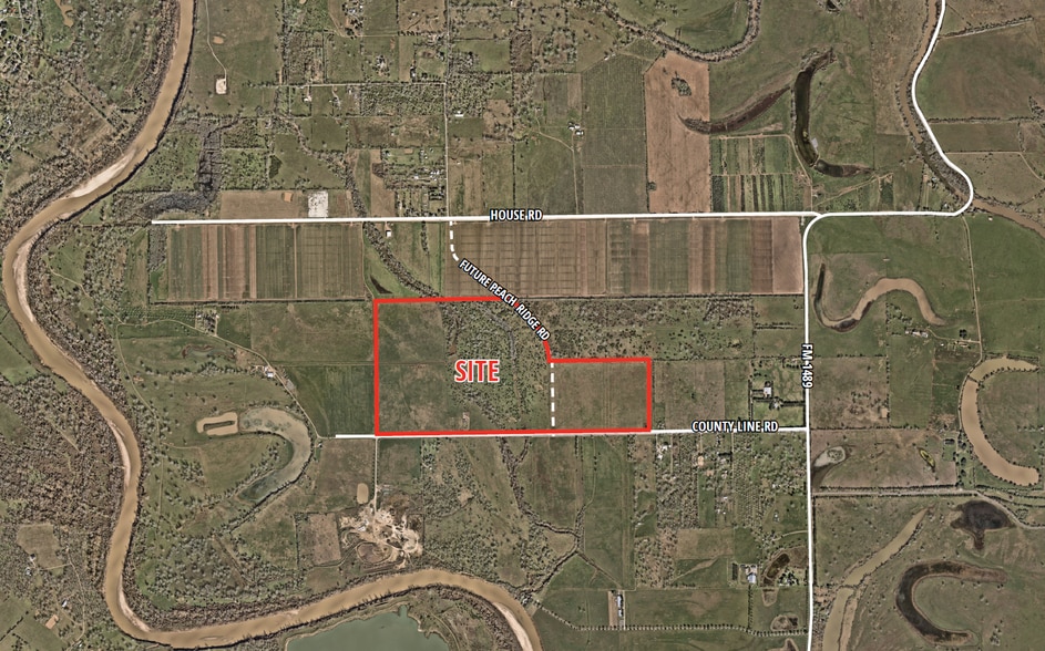 FM 1489 & County Line Rd, Brookshire, TX for sale - Primary Photo - Image 1 of 5