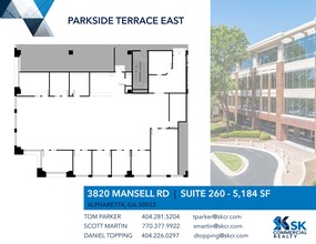 3780 Mansell Rd, Alpharetta, GA for lease Site Plan- Image 1 of 1