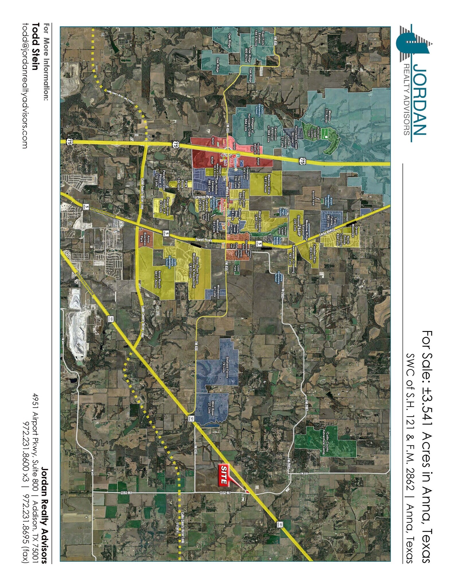 12612 Sh 121, Anna, TX for sale Aerial- Image 1 of 1