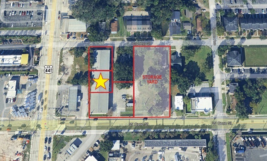 1231 W Gore St, Orlando, FL for lease - Aerial - Image 2 of 12