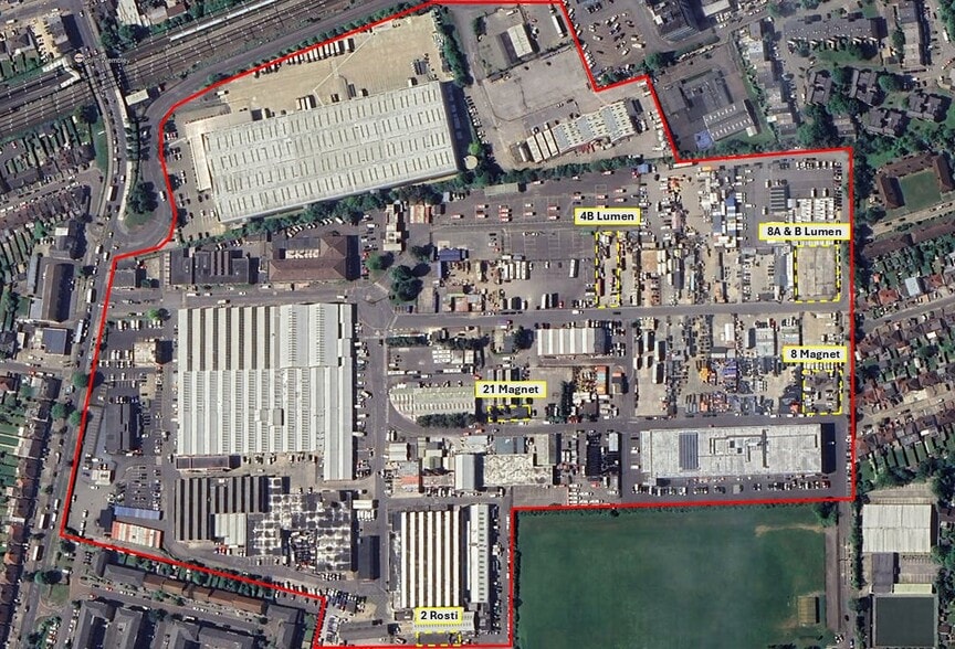 Land in East Lane, Wembley for lease - Aerial - Image 2 of 2