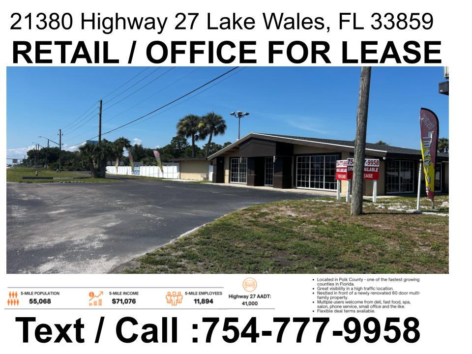 21380 Hwy 27, Lake Wales, FL for lease Building Photo- Image 1 of 5