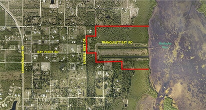 Tranquility Bay Rd, Bokeelia, FL - AERIAL map view