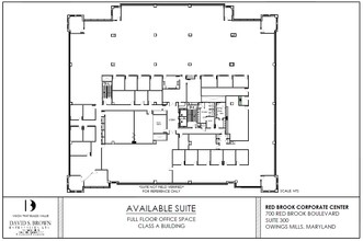 600 Red Brook Blvd, Owings Mills, MD for lease Floor Plan- Image 1 of 1