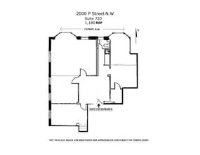 2000 P St NW, Washington, DC for lease Site Plan- Image 1 of 1