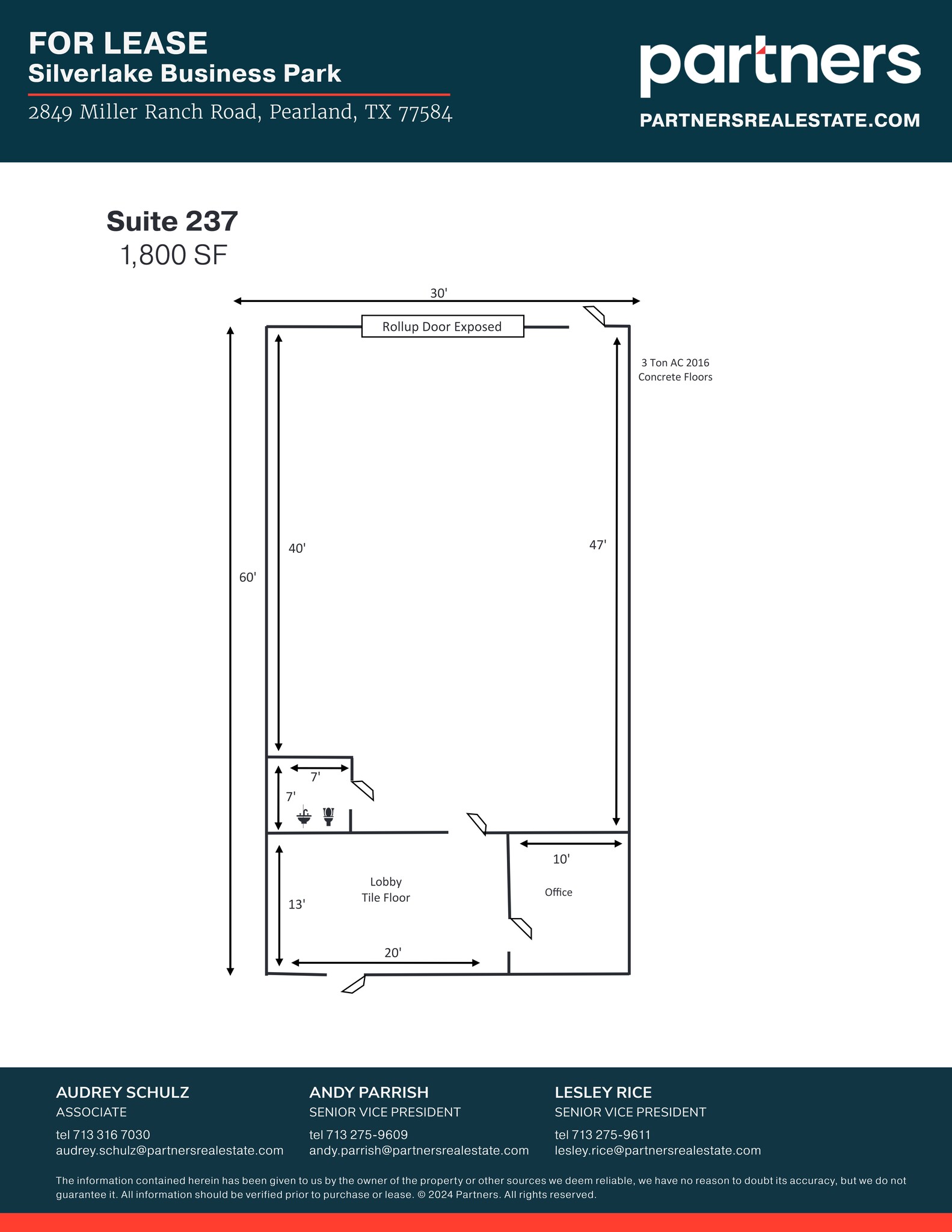 2825 Miller Ranch Rd, Pearland, TX for lease Site Plan- Image 1 of 1