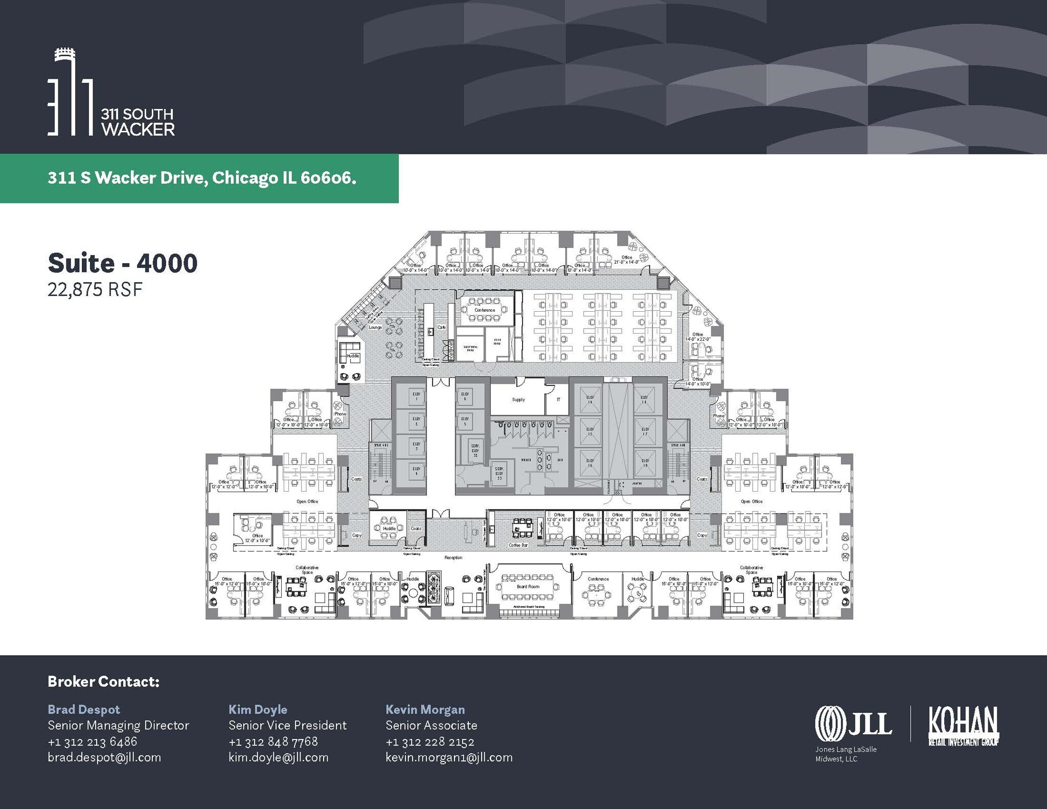 311 S Wacker Dr, Chicago, IL for lease Floor Plan- Image 1 of 1