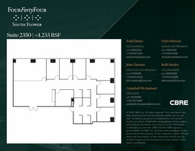 444 S Flower St, Los Angeles, CA for lease Floor Plan- Image 1 of 1