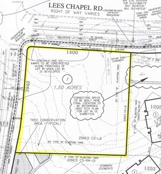 More details for 1400 Lees Chapel Rd, Greensboro, NC - Land for Lease