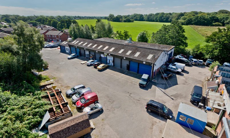 Grove Mill, Eccleston for lease Aerial- Image 1 of 5