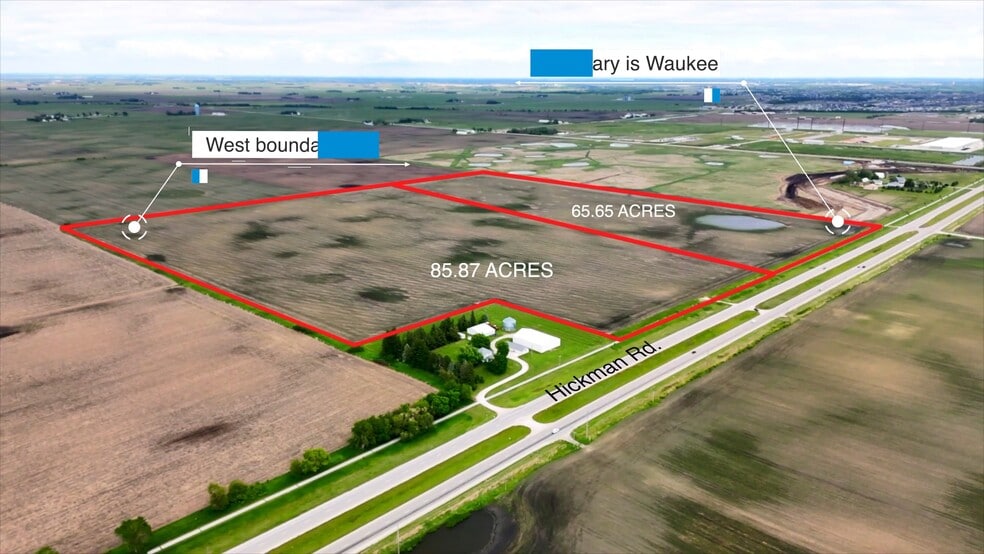 151 Acres Hickman between Adel & Waukee portfolio of 2 properties for sale on LoopNet.com - Commercial Listing Video - Image 2 of 2
