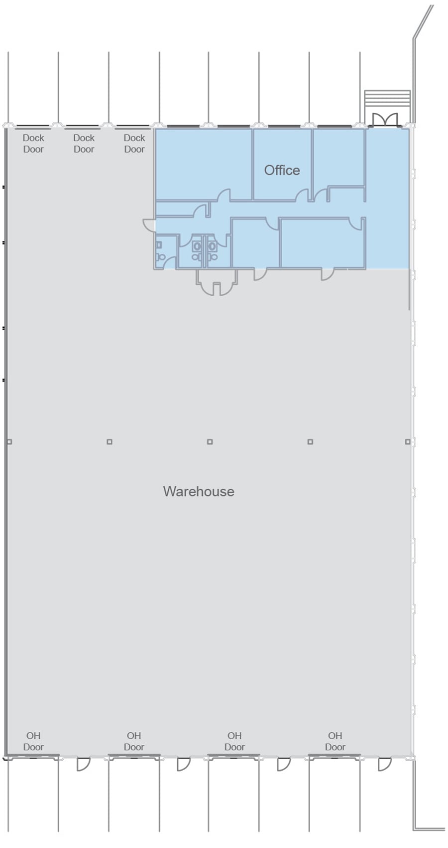 1001 Enterprise Ave, Oklahoma City, OK for lease Floor Plan- Image 1 of 2