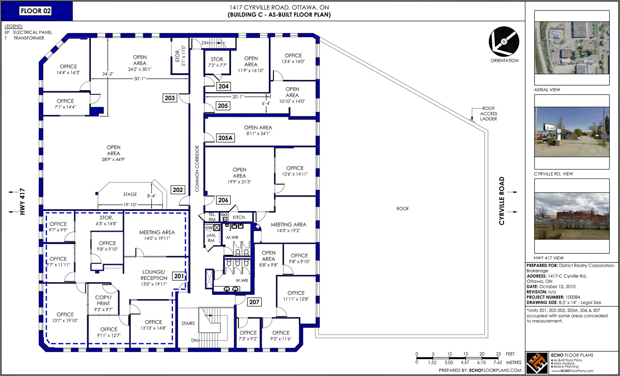 1417 Cyrville Rd, Ottawa, ON for lease Floor Plan- Image 1 of 1