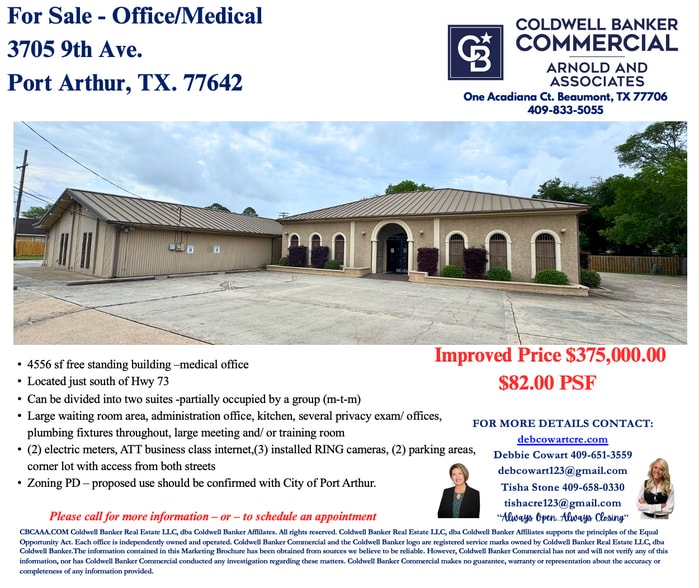 3705 9th Ave, Port Arthur, TX for sale - Building Photo - Image 1 of 4