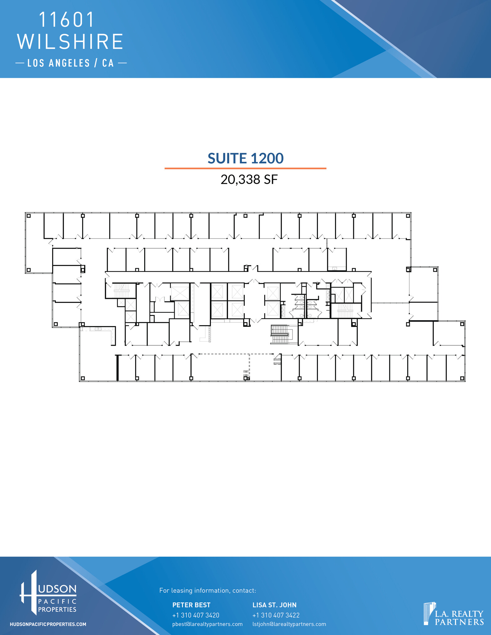 11601 Wilshire Blvd, Los Angeles, CA for lease Floor Plan- Image 1 of 9