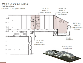 3702 Via de la Valle, Del Mar, CA for lease Floor Plan- Image 1 of 1