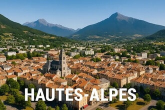 Place Jean Marcellin, Gap, HA - AERIAL  map view