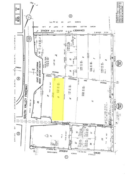 Buena Vista And Hwy 101 Hwy, Gilroy, CA for sale - Plat Map - Image 3 of 3