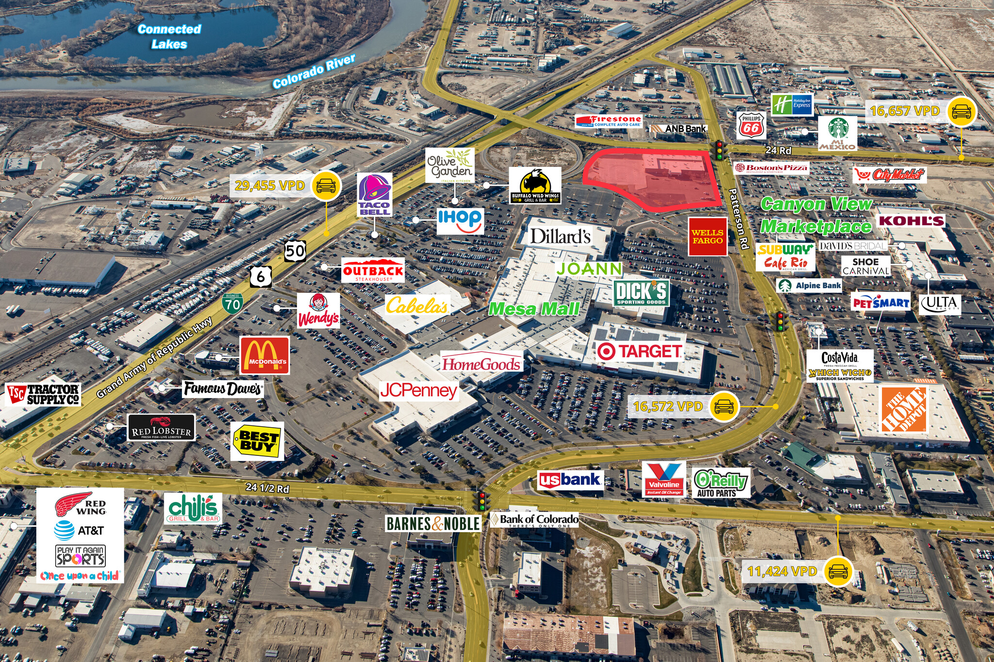 2405 Patterson Rd, Grand Junction, CO for sale Aerial- Image 1 of 1