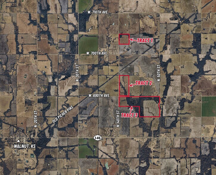 N 40th St & W 710th ave, Walnut, KS for sale - Primary Photo - Image 1 of 1