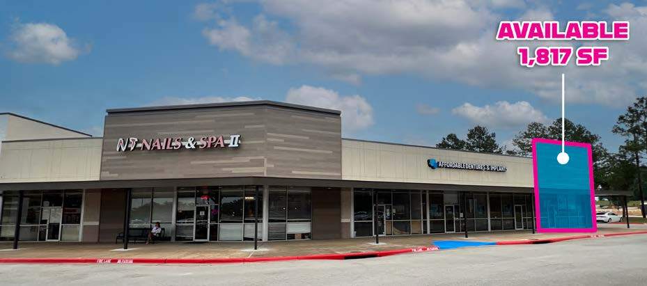 3830-3836 W Davis St, Conroe, TX for lease Building Photo- Image 1 of 6