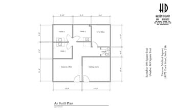 18356-18388 Clark St, Tarzana, CA for lease Floor Plan- Image 1 of 8
