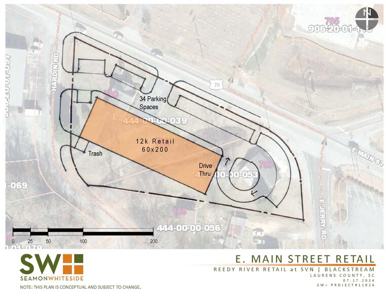 780 E Main St, Laurens, SC for sale - Site Plan - Image 1 of 1