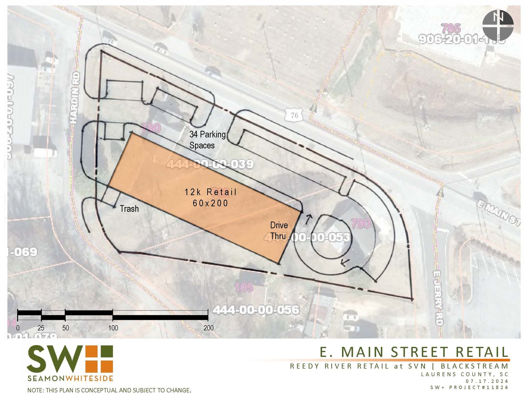 780 E Main St, Laurens, SC for sale Site Plan- Image 1 of 2