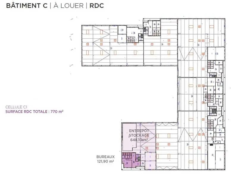 1 Rue Jean Mermoz, Gonesse for lease Floor Plan- Image 1 of 2