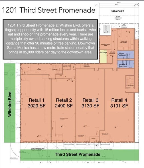 1201 3rd Street Promenade Santa Monica Ca 90401 Retail Space