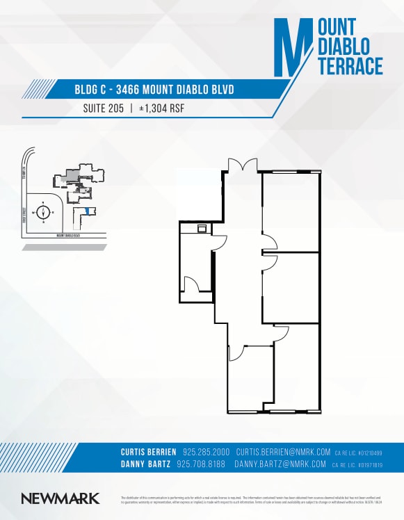 3470 Mt Diablo Blvd, Lafayette, CA for lease Floor Plan- Image 1 of 1