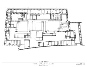 9950 Woodloch Forest Dr, The Woodlands, TX for lease Floor Plan- Image 2 of 2