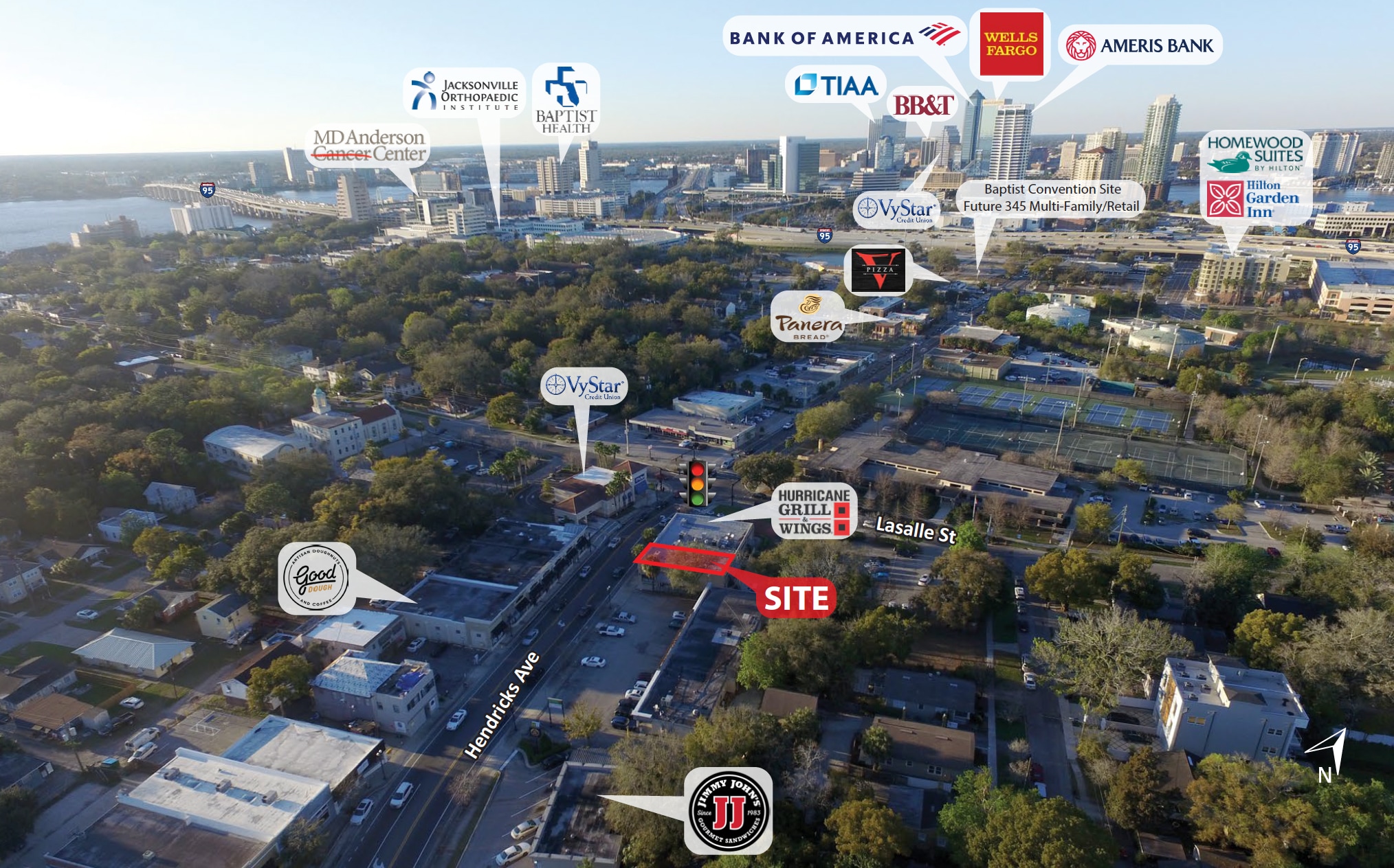 1615 Hendricks Ave, Jacksonville, FL for lease Interior Photo- Image 1 of 7