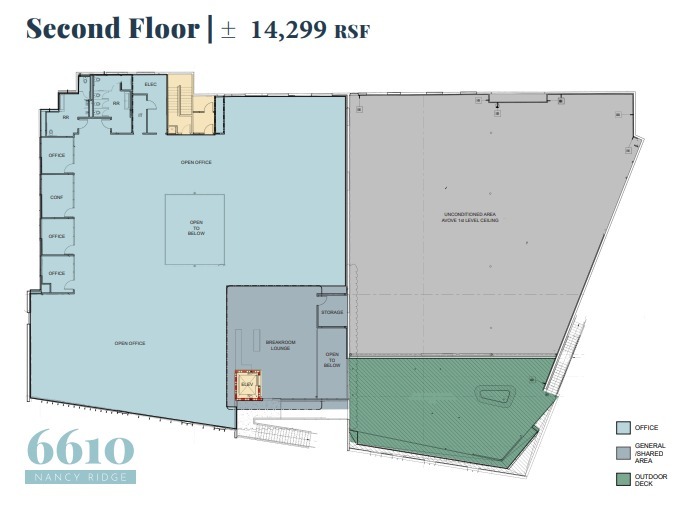 6610 Nancy Ridge Dr, San Diego, CA for lease Floor Plan- Image 1 of 7