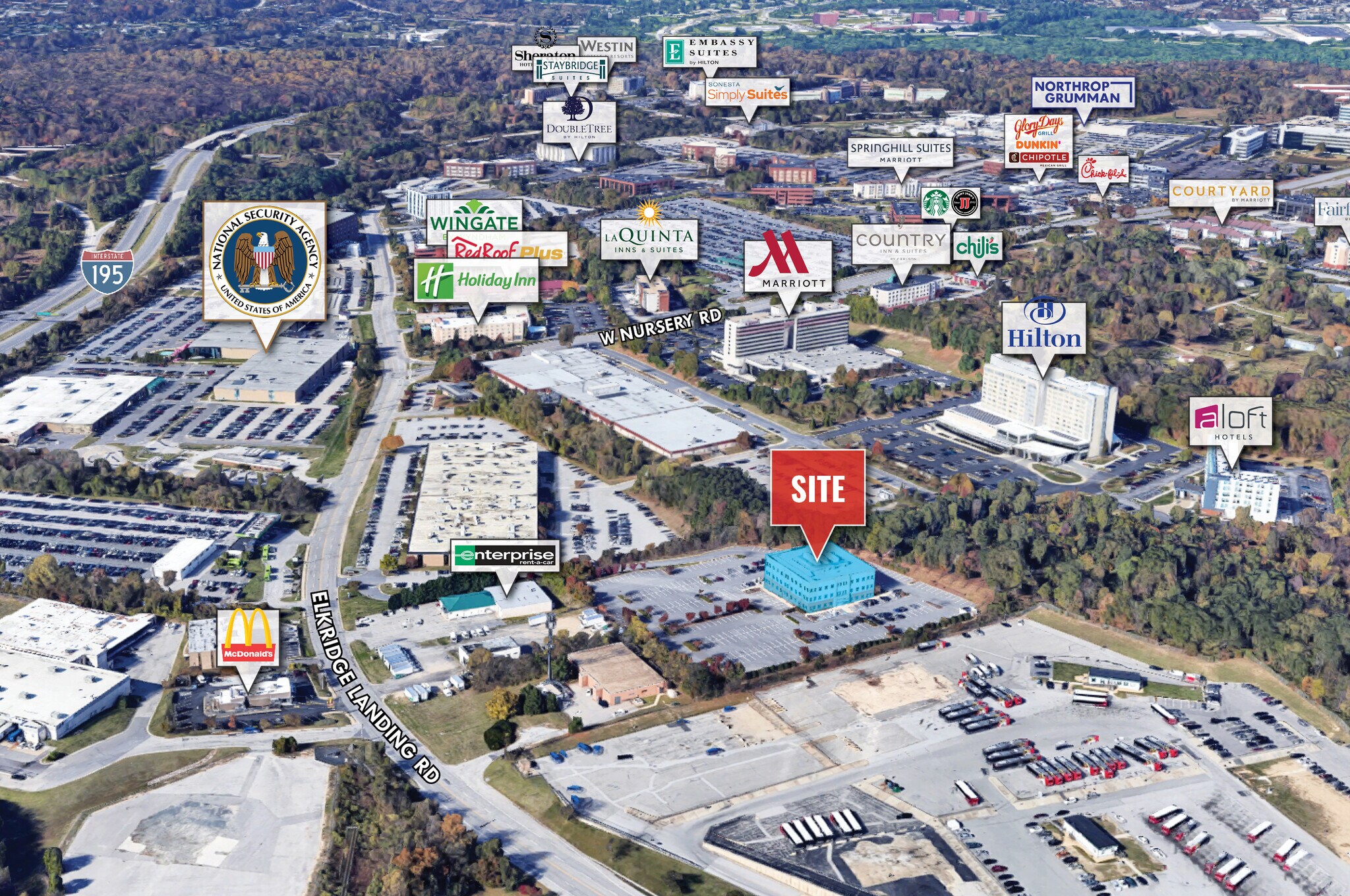 785 Elkridge Landing Rd, Linthicum, MD 21090 Airport Overlook