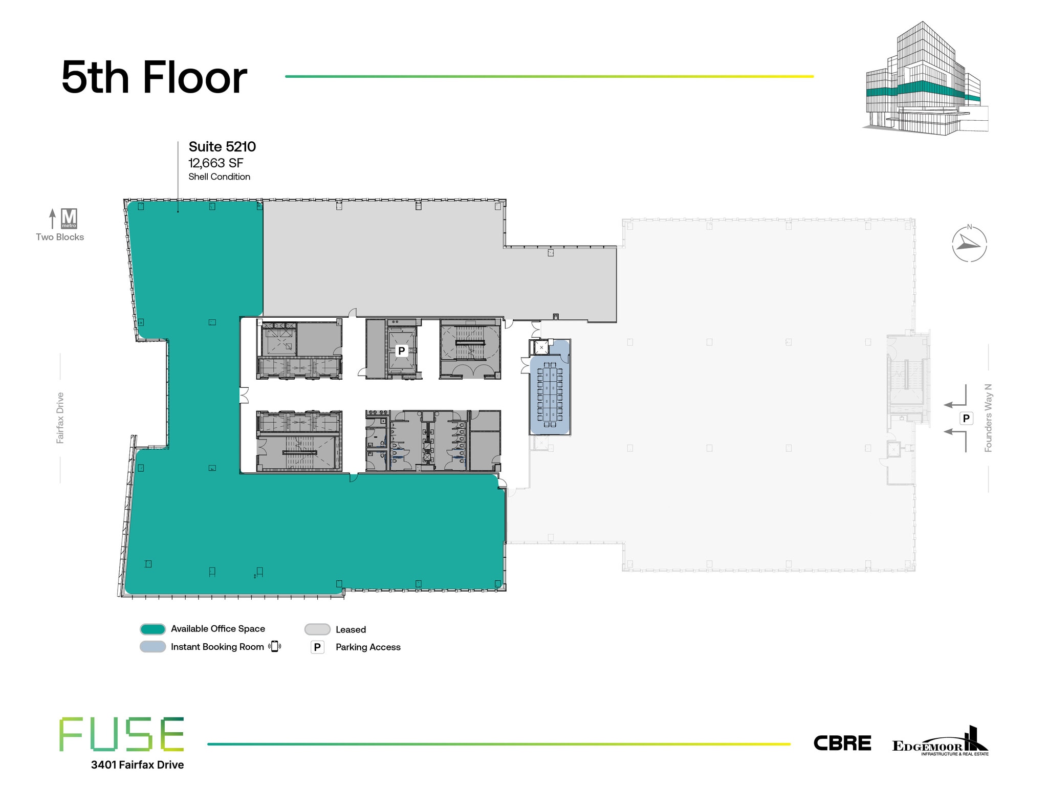 3401 Fairfax Dr, Arlington, VA for lease Floor Plan- Image 1 of 3