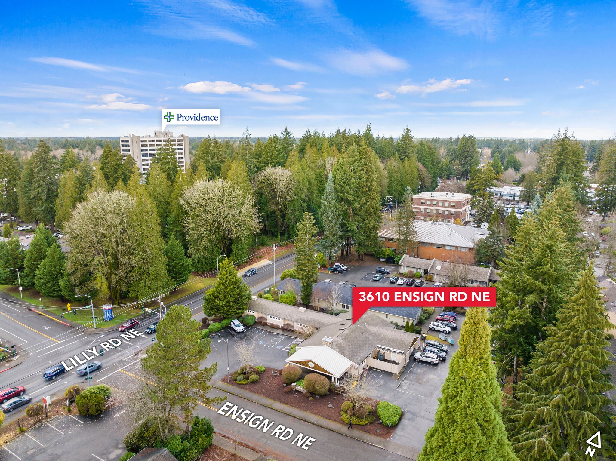3610 Ensign Rd NE, Olympia, WA for sale Aerial- Image 1 of 15