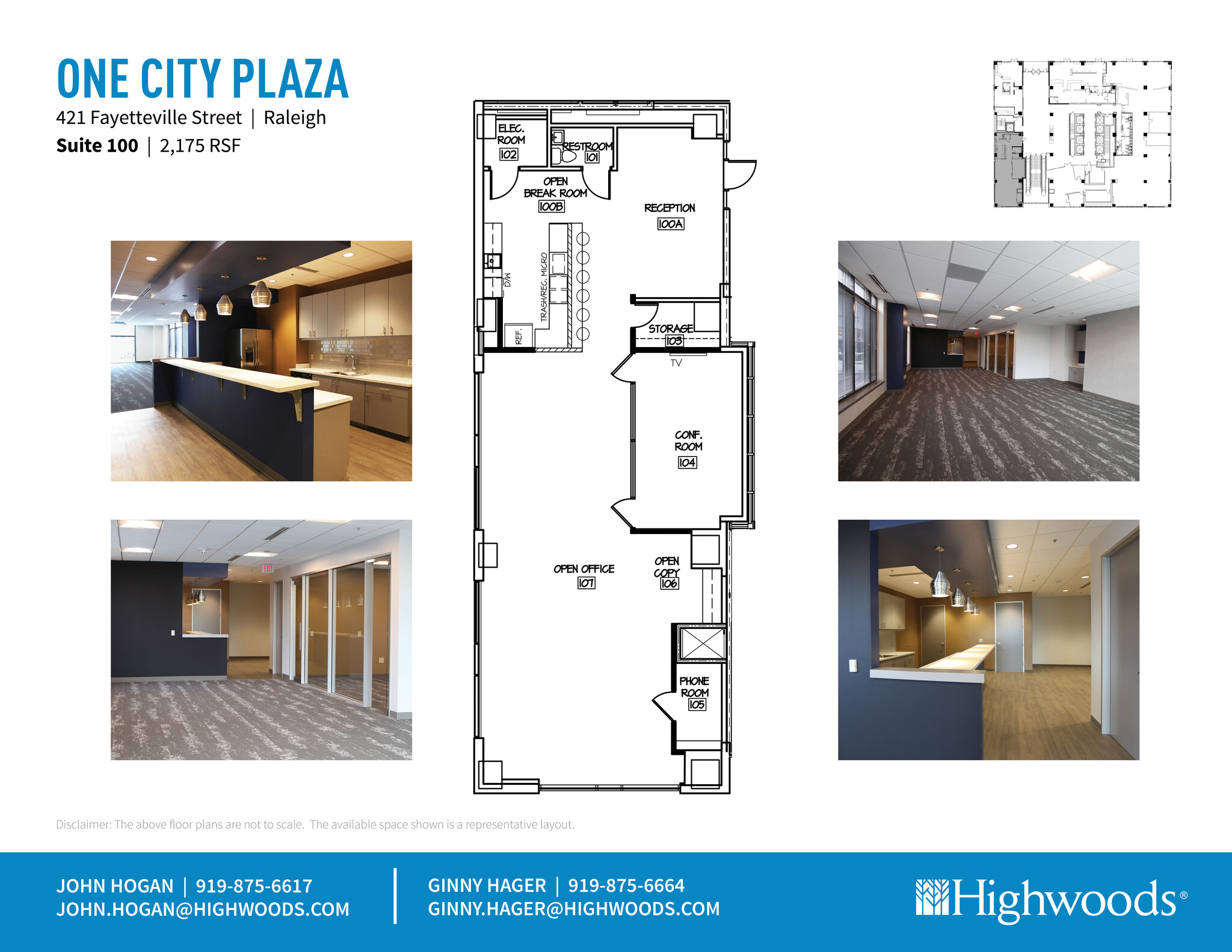 421 Fayetteville St, Raleigh, NC for lease Floor Plan- Image 1 of 1