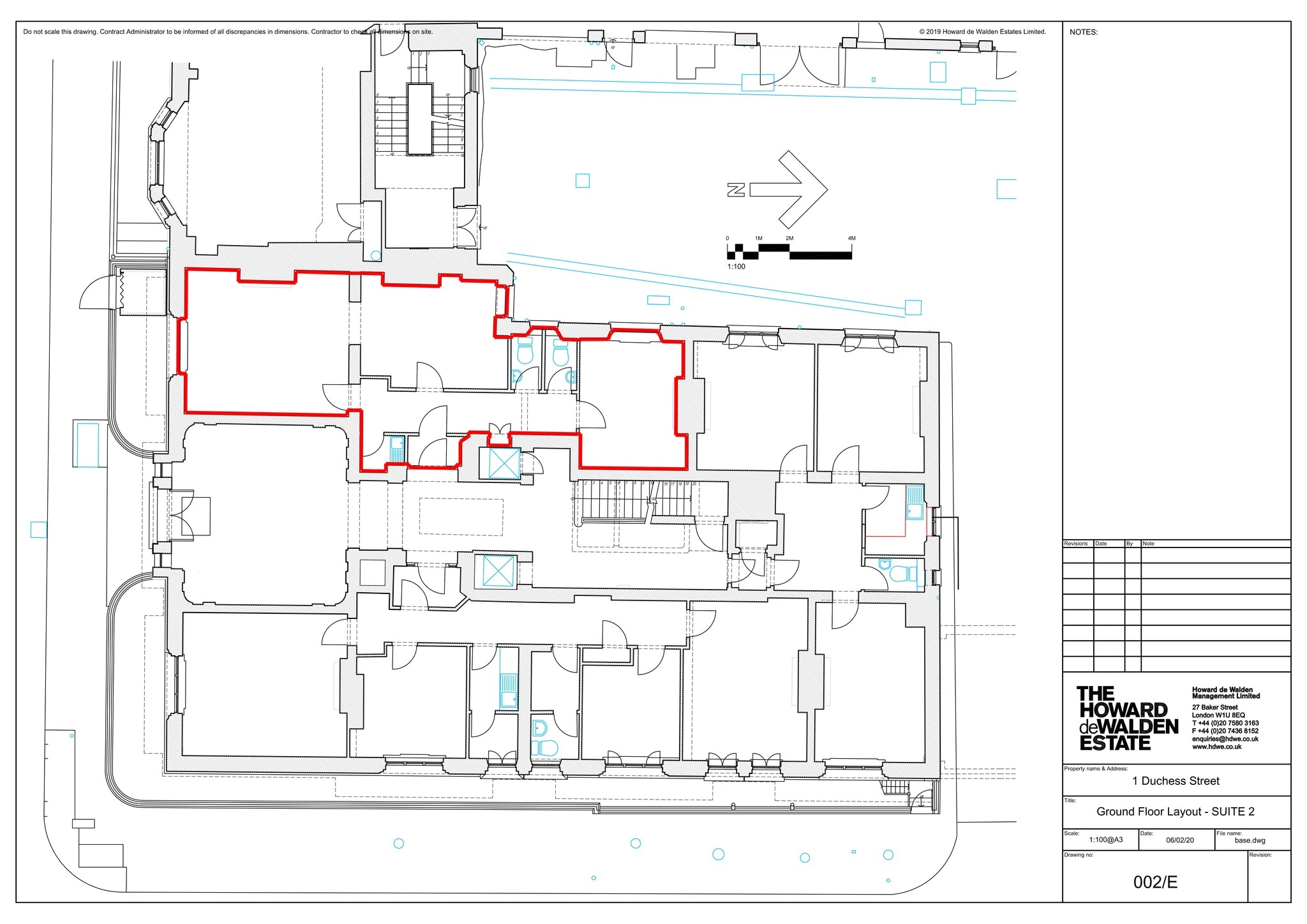 1 Duchess St, London for lease Site Plan- Image 1 of 8