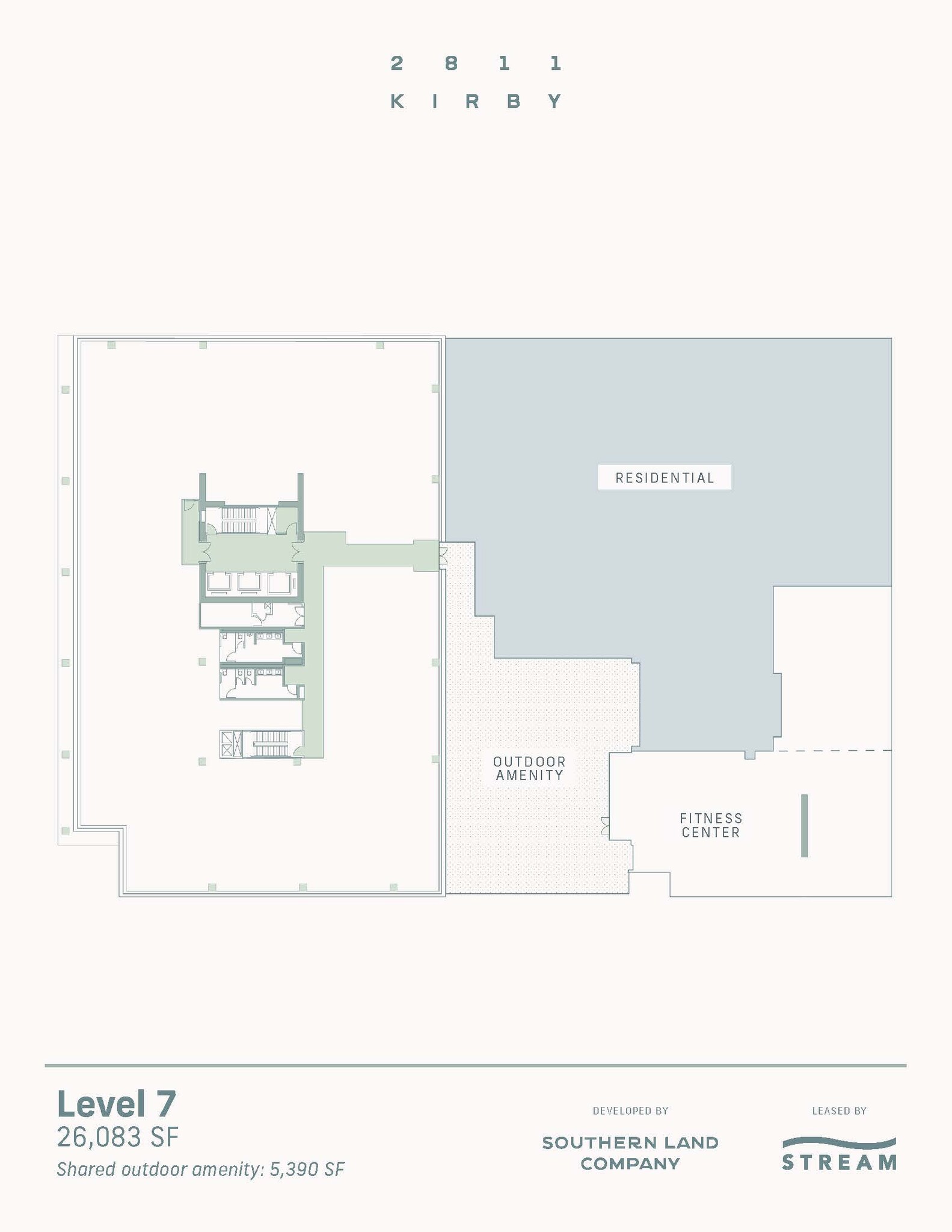 2811 Kirby Dr, Houston, TX for lease Floor Plan- Image 1 of 1