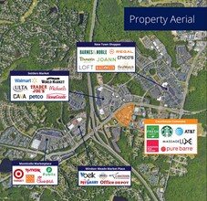 Monticello Ave & Ironbound Rd, Williamsburg, VA - AERIAL  map view