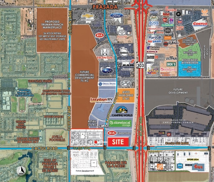 Cotton Ln & Cactus Rd, Surprise, AZ for sale - Building Photo - Image 1 of 2