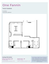 7400 Fannin St, Houston, TX for lease Floor Plan- Image 1 of 1