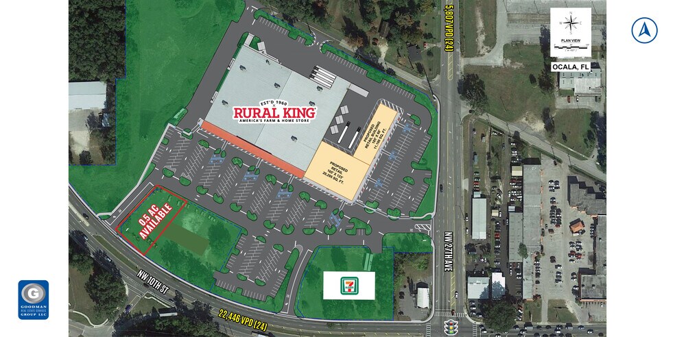 2999 NW 10th St, Ocala, FL for lease - Site Plan - Image 3 of 3