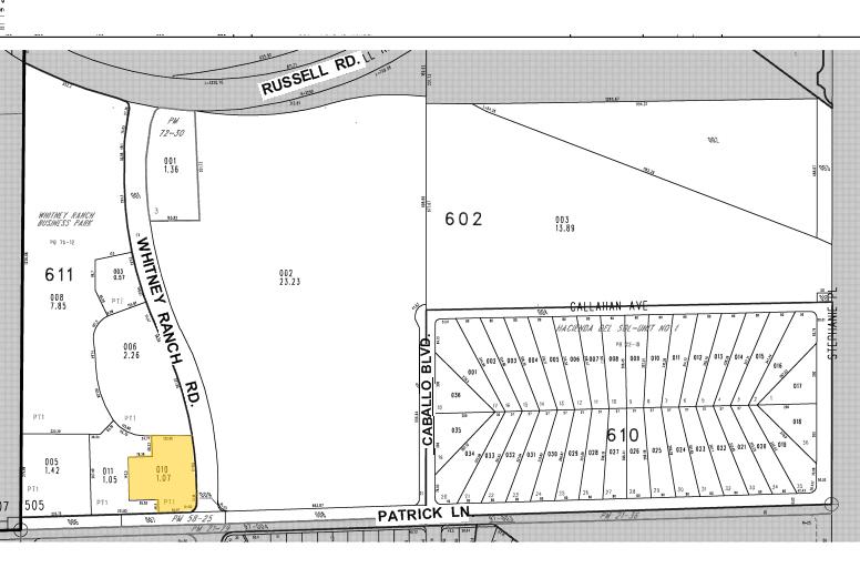 1001 Whitney Ranch Dr, Henderson, NV for sale - Plat Map - Image 1 of 1