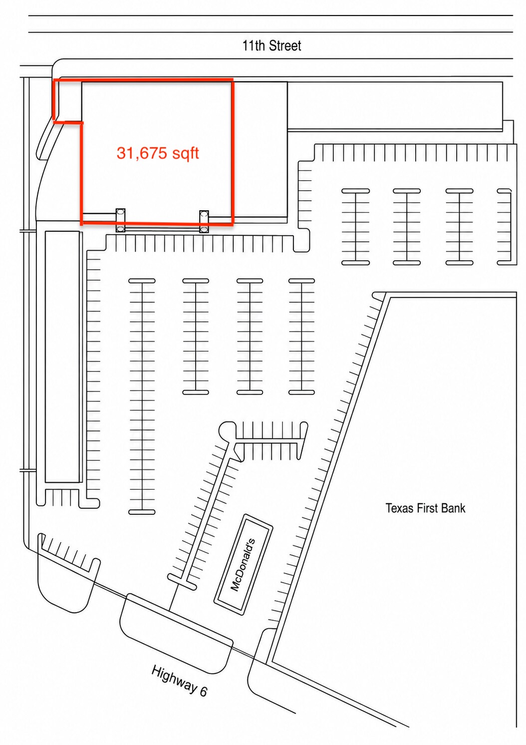 12404-12496 Highway 6, Santa Fe, TX for lease Plat Map- Image 1 of 3